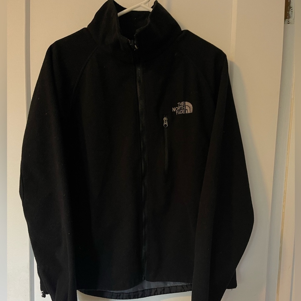 North face fleece windbreaker